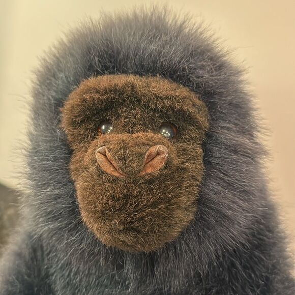 Vintage 1989 TY George the Gorilla Jungle Ape Lifelike Plush Toy Large 18" - Picture 2 of 8